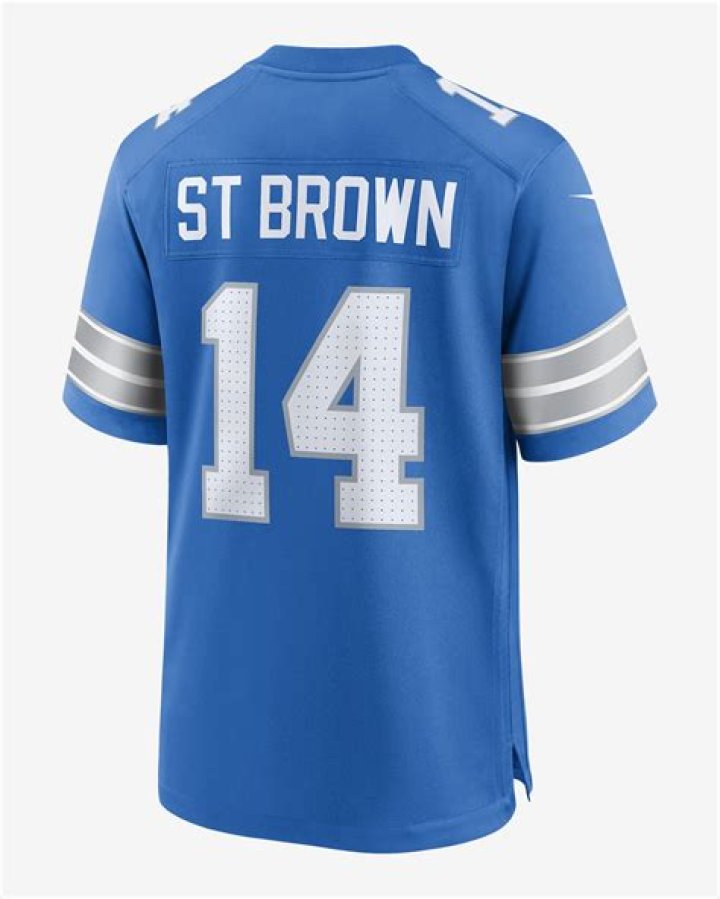 Affordable Amon-Ra St. Brown Jersey In Grey | Official NFL Gear