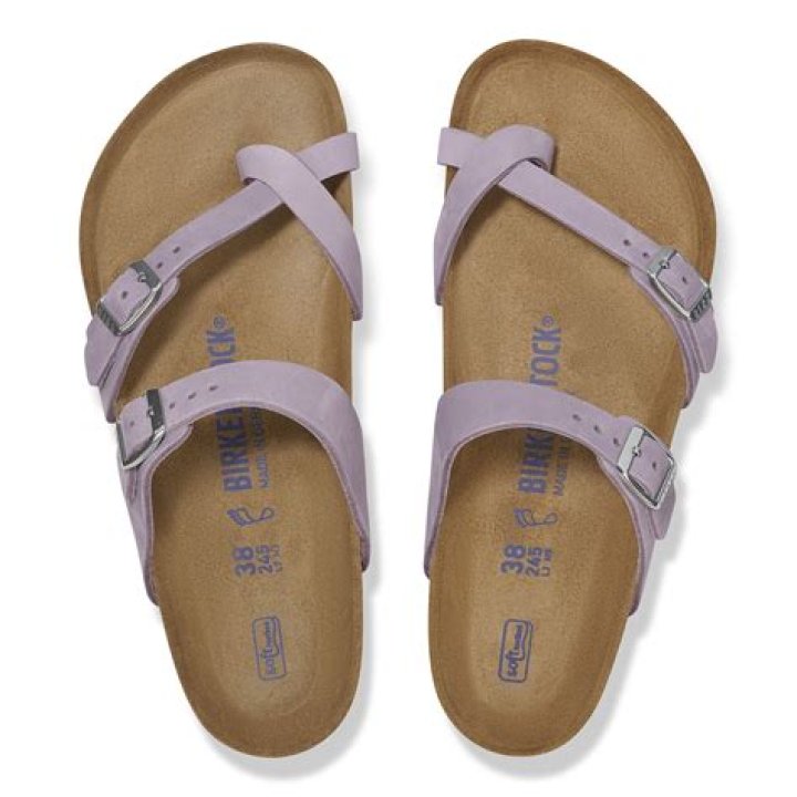 Discover Birkenstock Mayari Sandals In Vibrant Purple Fog