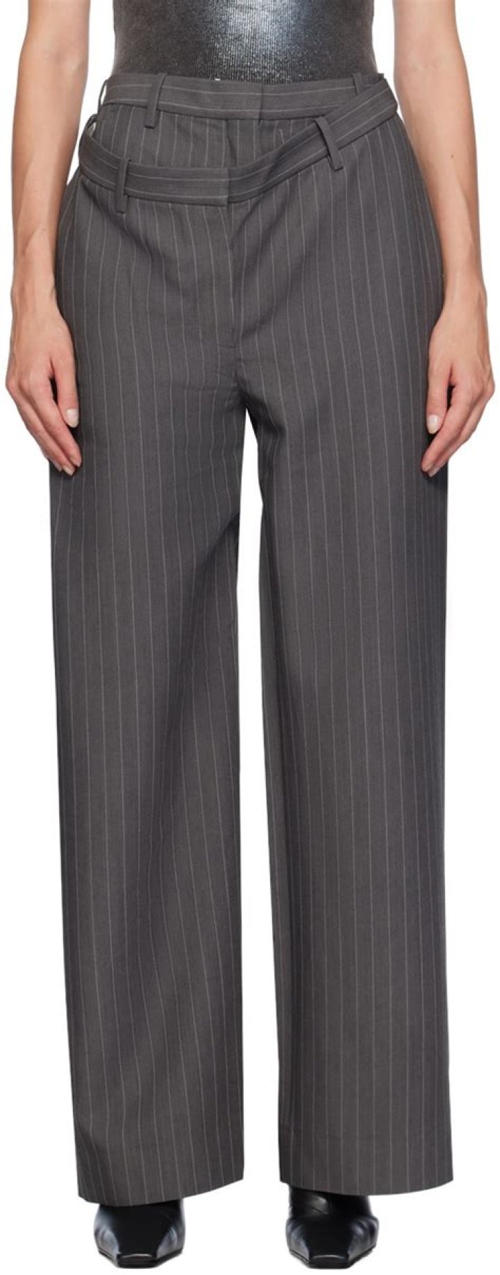 Sophisticated Style: Find Your Perfect Grey Pinstripe Pants For Women