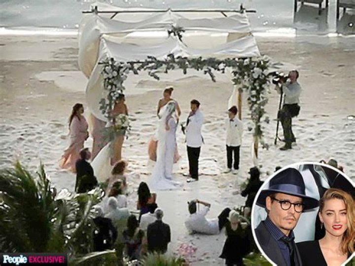 Johnny Depp and Amber Heard wedding photos