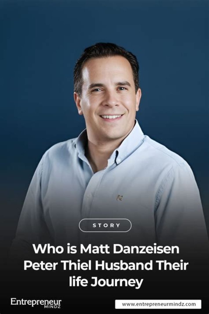 Meet Peter Thiel's husband Matt Danzeisen
