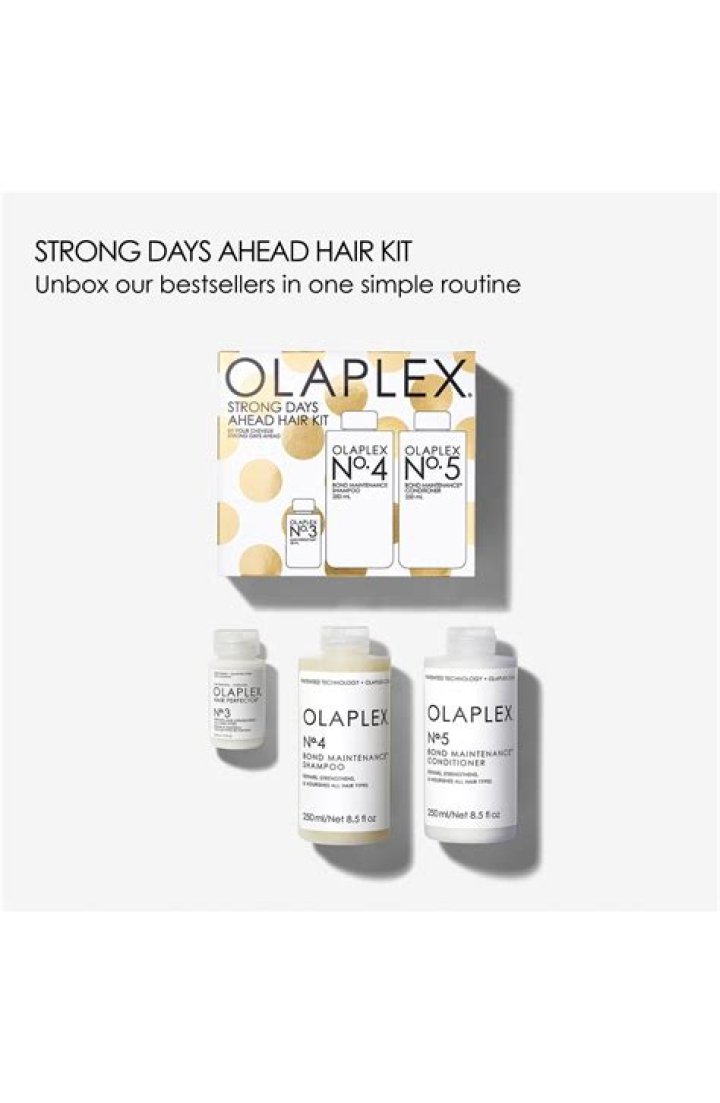 Your Hair's Perfect Trio: Olaplex Strong Days Ahead 3-Piece Kit For Salon-Quality Hair
