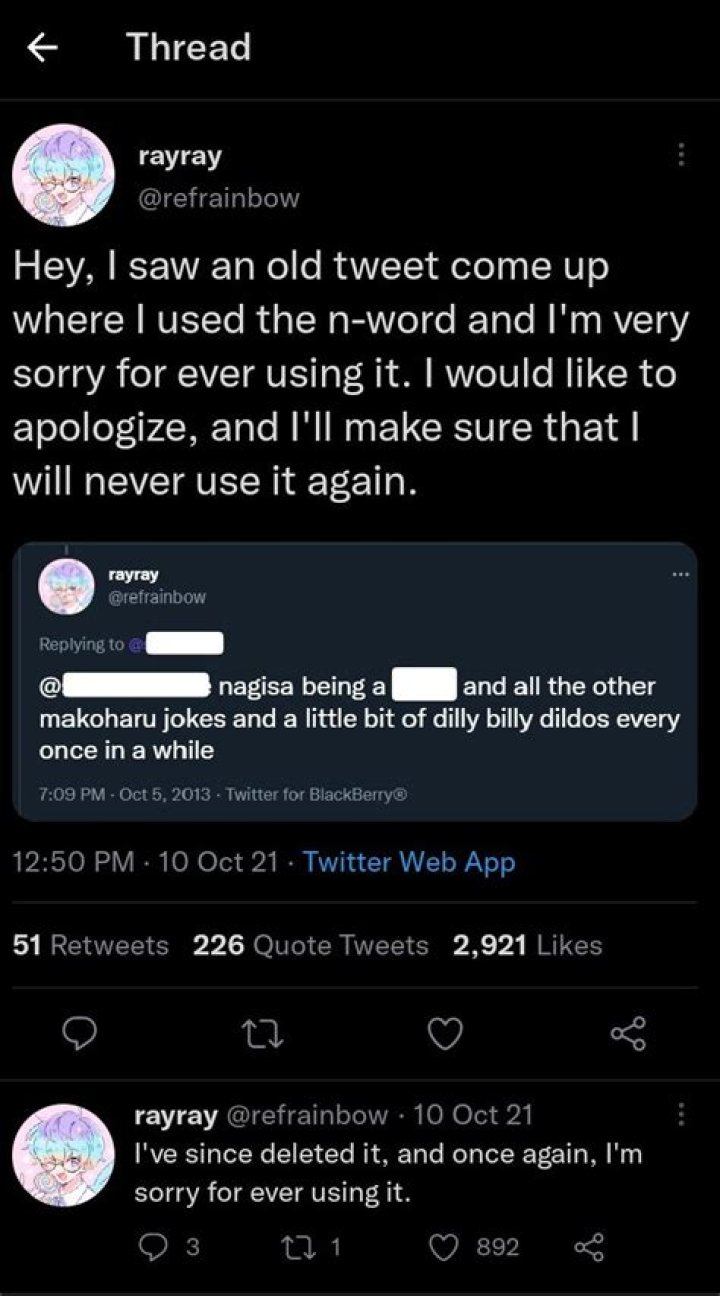 Refrainbow aka Ray Controversy, Why Is He Dubbed Problematic? What Did He Do?