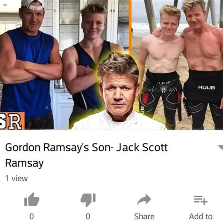 Who Is Gordon Ramsay's son? Meet Jack Scott Ramsay & His Family ·